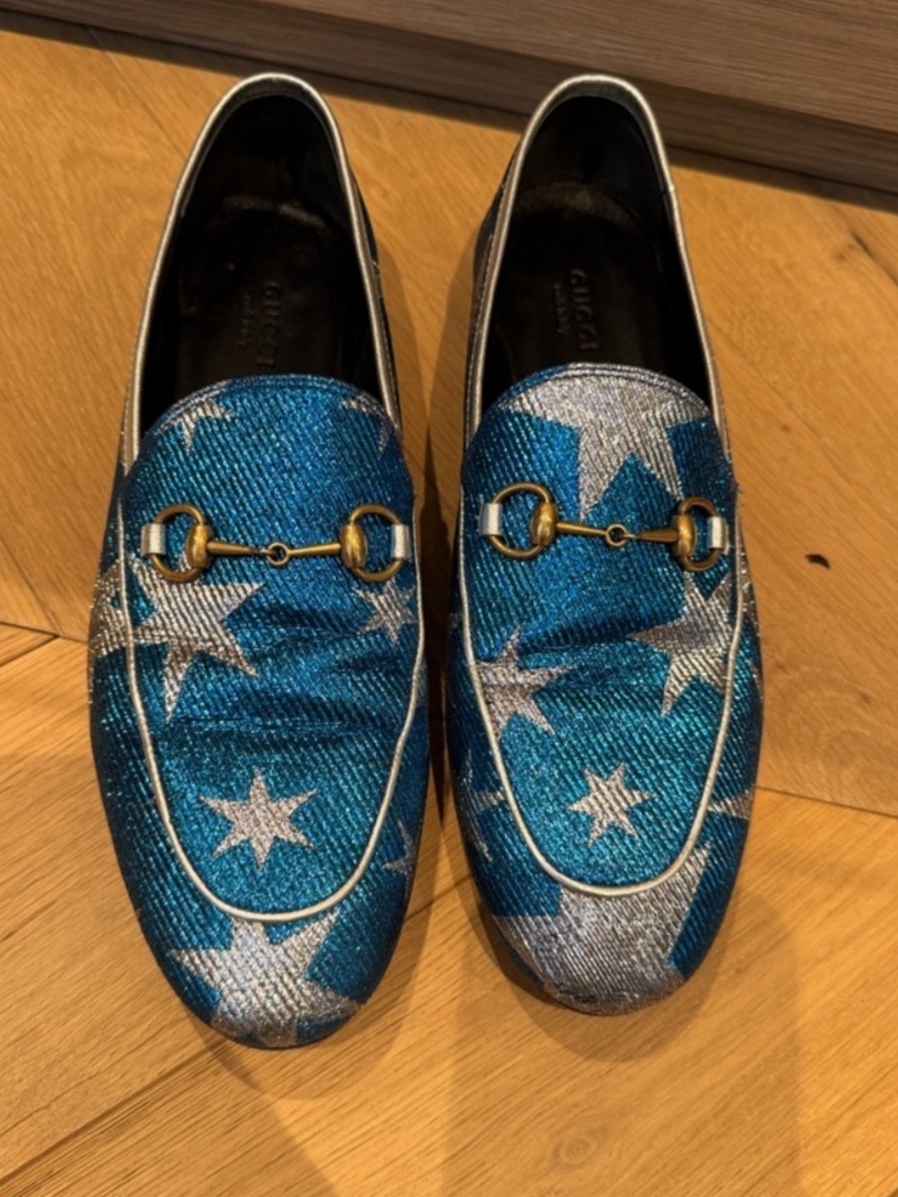 Gucci Jordaan Starry Sky Loafers